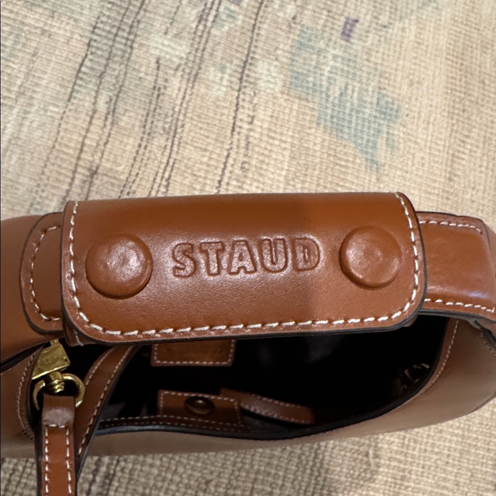 STAUD MINI Moon Saddle Crossbody Bag - Picture 4 of 8